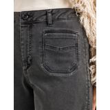 MOS Mosh - Mmcolette Deluxe Jeans - Zwart - Dames - Wijde Pijpen