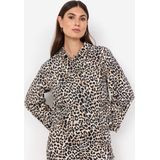 Soyaconcept - Owena2 - Jasje - Camel - 97% Biologisch Katoen - Dierenprint