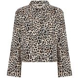 Soyaconcept - Owena2 - Jasje - Camel - 97% Biologisch Katoen - Dierenprint