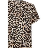 Blouse - Pietta 1 - Dierenprint - Gevoerde Zoom/Rand - Tuniek Kraag