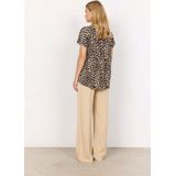 Blouse - Pietta 1 - Dierenprint - Gevoerde Zoom/Rand - Tuniek Kraag