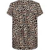 Blouse - Pietta 1 - Dierenprint - Gevoerde Zoom/Rand - Tuniek Kraag