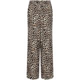 Broek - Pietta - Dierenprint - 7/8 lengte - Wide leg - Mid waist