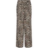 Broek - Pietta - Dierenprint - 7/8 lengte - Wide leg - Mid waist