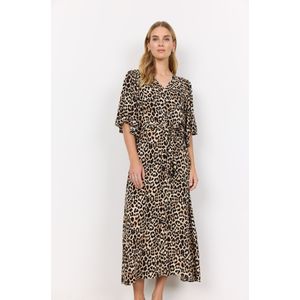 Soyaconcept - Midi Blousejurk - Viscose - V-hals - Knoopsluiting