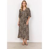 SC-PIETTA Jurk - Luipaardprint - 100% Viscose ECOVERO