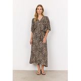 SC-PIETTA Jurk - Luipaardprint - 100% Viscose ECOVERO