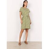 Soyaconcept Jurk 'FELICITY'  beige / lichtgroen