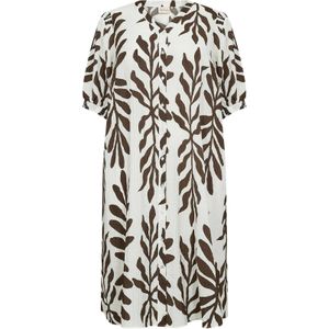 Wasabiconcept - Blousejurk - Wit - Middellange Lengte - Viscose