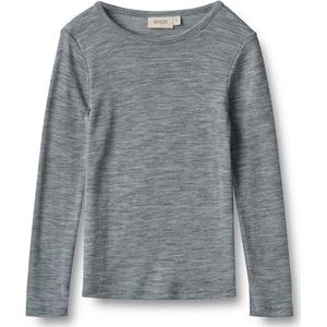 Jersey - Gevoerde Zoom/Rand - Ronde Hals - Mélange - Lange Mouw