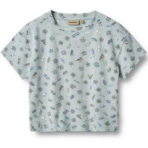 WHEAT - Kid's TShirt S/S - Grijs - Katoen/Elastaan