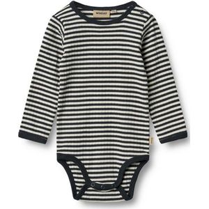 Wheat Unisex body romper lange mouwen Berti GOTS-gecertificeerd