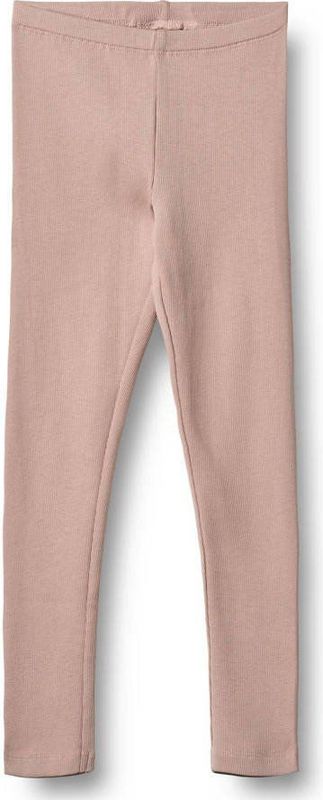 WHEAT - Legging Rib Jersey - Rose Powder - 96% Katoen
