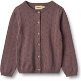 WHEAT - Maia - Vest - Plum - Knoopsluiting - Lange Mouwen - A-lijn