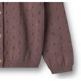 WHEAT - Maia - Vest - Plum - Knoopsluiting - Lange Mouwen - A-lijn