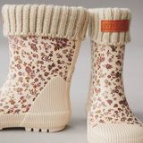 Wheat Thermolaarzen - Steltloper - Rose Bloemen - Wheat - 22 - Regenlaarzen