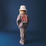 Wheat - Ela - Casual Broek - Paars - Relaxed Fit