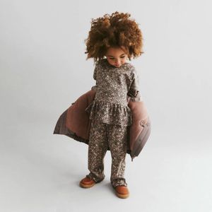 Wheat - Ela - Casual Broek - Paars - Relaxed Fit