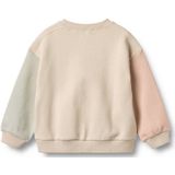 Wheat Sweatshirt L/S Embroidery Elliot meisjes GOTS-certificaat, 3191 offwhite, 98