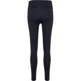 Hummel - hmlCOURT MID WAIST POCKET TIGHTS - Legging - Zwart - Gebreid Interlockmateriaal