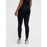 Hummel - hmlCOURT MID WAIST POCKET TIGHTS - Legging - Zwart - Gebreid Interlockmateriaal