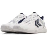 hummel All Court Handbalschoenen, uniseks, helder wit/LUNAR rok, 36 EU, Bright White Lunar Rok, 36 EU