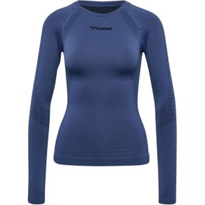 hummel - hmlSHAPING SEAMLESS T-SHIRT L/S - Longsleeve - Zwart - Polyamide/Elastaan