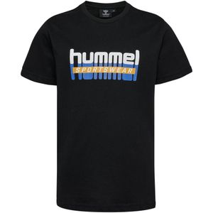 Hummel T-Shirt - HmlTukas - Black - Hummel - 6 jaar (116) - T-Shirts