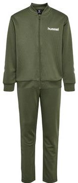 Hummel Trainingspak 'Tukas'  olijfgroen / wit