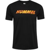 Hummel - hmlGRAPHIC BOLD LOGO TEE - T-shirt - Zwart - Katoen