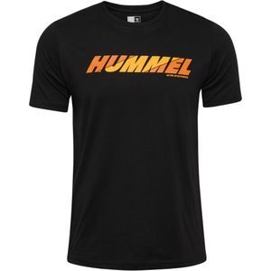 Hummel - hmlGRAPHIC BOLD LOGO TEE - T-shirt - Zwart - Katoen