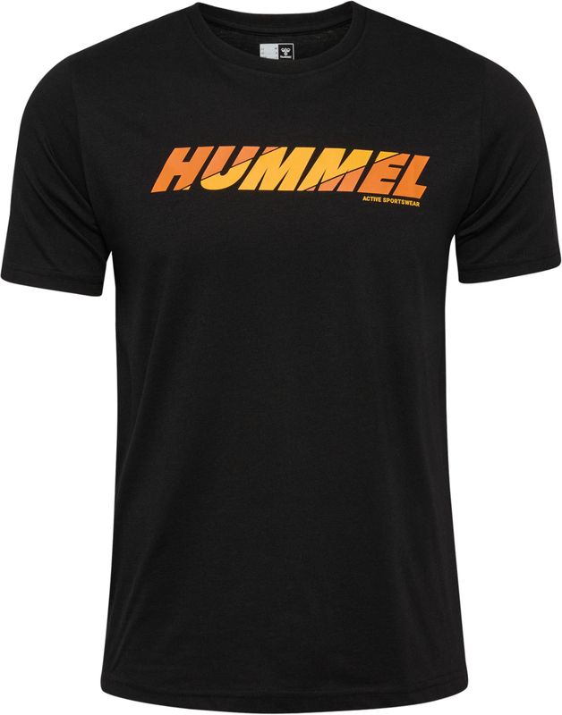 Hummel - hmlGRAPHIC BOLD LOGO TEE - T-shirt - Zwart - Katoen