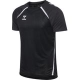 hmlLEAD 2.0 T-Shirt - Zwart - Katoen - Ademend