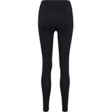 hml - ELEMENTAL COTTON HW TIGHTS - Leggings - Zwart - Biologische Katoen