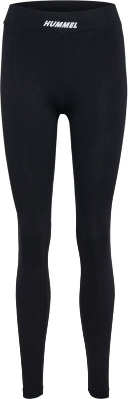 hml - ELEMENTAL COTTON HW TIGHTS - Leggings - Zwart - Biologische Katoen