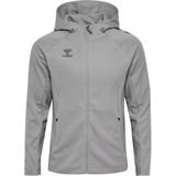 Hummel Sportsweatvest 'Cima 2.0'  grijs / zwart