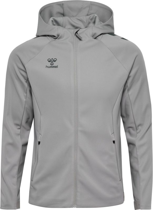 Hummel Sportsweatvest 'Cima 2.0'  grijs / zwart