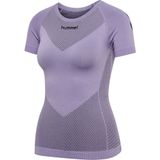 Hummel - Naadloze Dames Top - Zwart - Katoen - Comfortabel Design