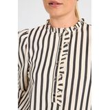 Freequent - Blouse - Zwart - Katoen