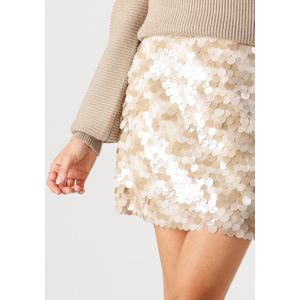 Copenhagen Muse Cmsequince-skirt Dames - Korte rok - Zand - Maat L