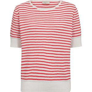 Freequent - Pullover - Gestreept - Katoen - Korte Mouwen