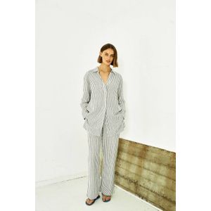 FREEQUENT - FQLAVISCO-PANTS - Palazzo Broek - Marine