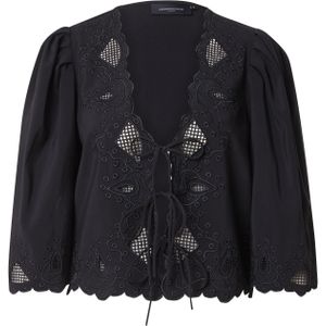 Copenhagen Muse Blouse korte mouw 205009 CMMADELYN Zwart