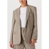 Copenhagen Muse - Winter Twig - Blazer - Grijs - Polyester Viscose Elastaan