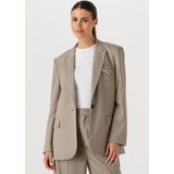 Copenhagen Muse - Winter Twig - Blazer - Grijs - Polyester Viscose Elastaan