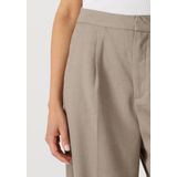 Copenhagen Muse, Dames, Broeken, Beige, Maat: L Leer,
