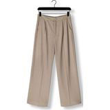 Copenhagen Muse, Dames, Broeken, Beige, Maat: L Leer,