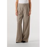 Copenhagen Muse, Dames, Broeken, Beige, Maat: L Leer,