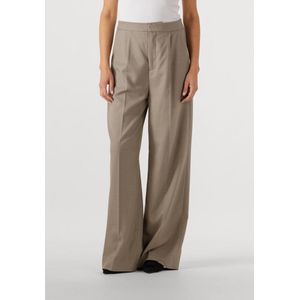 Copenhagen Muse, Dames, Broeken, Beige, Maat: L Leer,