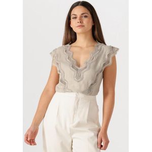 Tops - Effen - Jersey - V-hals - Mouwloos